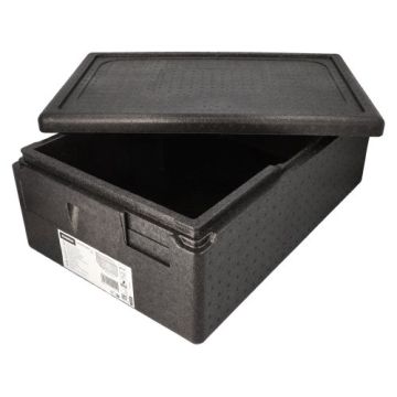 Thermobox, EPP 60 x 40 x 23 cm schwarz "Gastro-Norm 1/1"