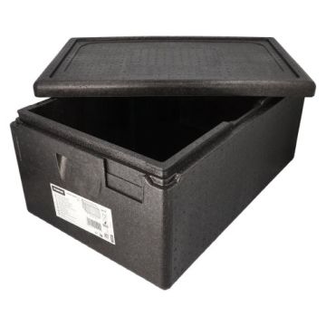 Thermobox, EPP 60 x 40 x 28 cm schwarz "Gastro-Norm 1/1"