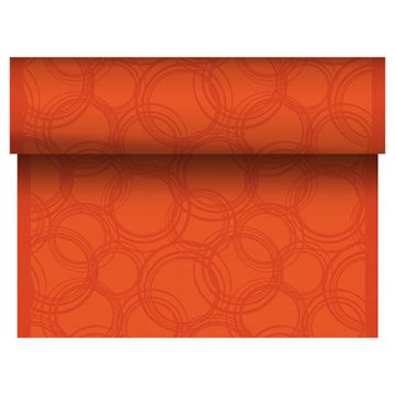 Tischläufer, PV-Tissue, nektarine, stoffähnlich "Royal Collection" 24 m x 40 cm "Bubbles"