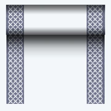 Tischläufer, PV-Tissue,  stoffähnlich "ROYAL Collection" 24 m x 40 cm "Delft"