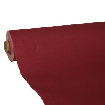 Tissue Tischdecke, bordeaux "ROYAL Collection" 25 x 1,18 m