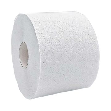 Toilettenpapier 3-lagig, 400 Blatt pro Rolle, hochweiss