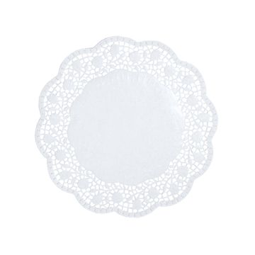 Tortenspitzen rund Ø 18 cm weiss
