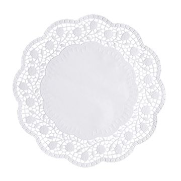 Tortenspitzen rund Ø 30 cm weiss
