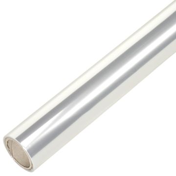 Geschenkfolie unbedruckt 10 m x 70 cm, transparent