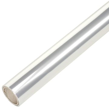 Geschenkfolie unbedruckt 5 m x 70 cm, transparent