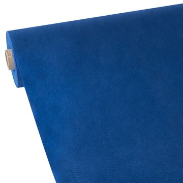 Vlies Tischdecke, dunkelblau "soft selection" 40 x 0,9 m