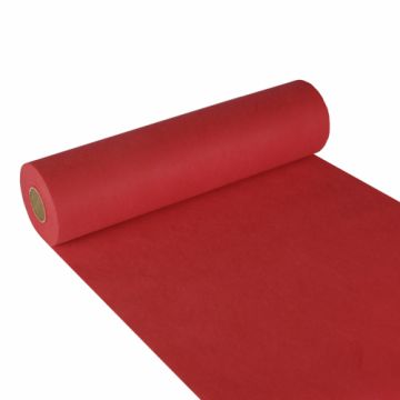 Vlies Tischläufer, rot "soft selection" 24 m x 40 cm