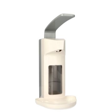 Wandspender 500 ml "Kunststoff", mit Tropfschale, 30 x 15 x 21 cm, weiss
