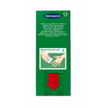 Wundreiniger "Cederroth" Wipes Salvequick, Refill für Savett-Spender REF 51011006
