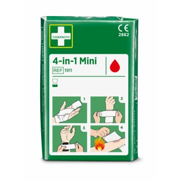 Wundverband Set "Cederroth" 4-in-1 Blustiller "mini"
