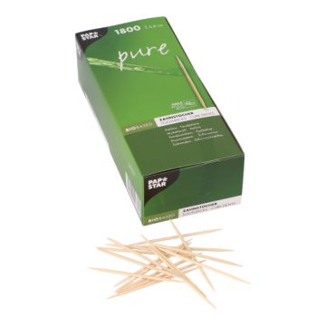 Zahnstocher, Holz "pure" rund 6,8 cm
