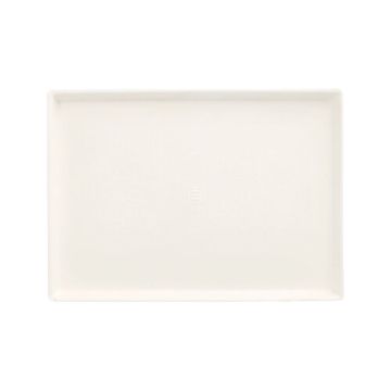 Zuckerrohrteller "pure" eckig 17,5 x 12,5 cm weiss "Evasion"