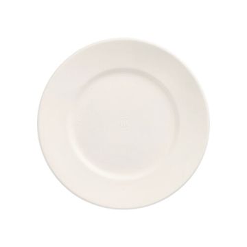 Zuckerrohrteller "pure" rund Ø 14,5 cm · 1,2 cm weiss "Evidence"